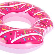 Ikonka Art.KX5003 BESTWAY 36118 Donut 107cm pink swimming wheel