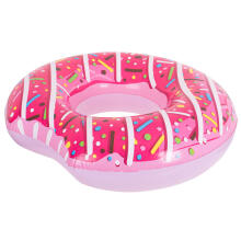 Ikonka Art.KX5003 BESTWAY 36118 Donut 107cm pink swimming wheel