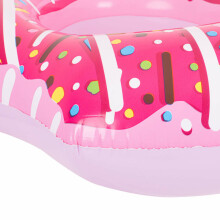 Ikonka Art.KX5003 BESTWAY 36118 Donut 107cm rozā peldēšanas ritenis
