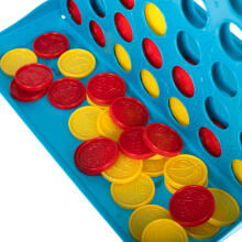 Ikonka Art.KX6866 Lucky four puzzle game 25x19x20cm