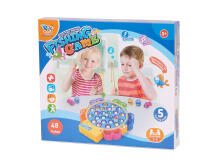 Ikonka Art.KX7582 Family game fishing 45 fish + 4 fishing rods