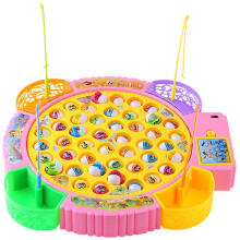 Ikonka Art.KX7582 Family game fishing 45 fish + 4 fishing rods