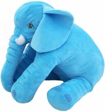 Liels plīša zilonis - zils
