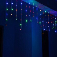 100 LED Ziemassvētku vītne "Lāstekas", 3,2m, daudzkrāsains, 2022g.