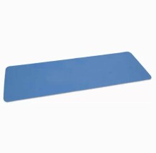 Yoga mat, thickness 1 cm - blue