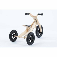 Moovkee  Runner Jane Art.150120  Детский велосипед/бегунок с деревянной рамой 2 в 1