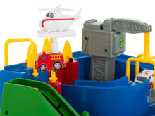 Ikonka Art.KX6011 Obstacle course interactive car park racing ambulance police car XL