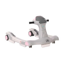Lorelli Baby Walker RIDER 2in1 Art.10120390002 PINK&WHITE Ходунки для первых шагов