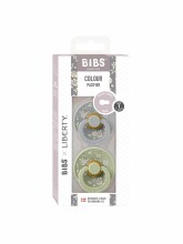 Bibs Liberty Color Round – Capel Sage Mix Art.150191 Lutt (nibu) 100% naturaalsest kummist, kirsikujuline 6-18 kuud (2tk)
