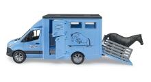 BRUDER Art.02674 MB Sprinter dzīvnieku pārvadātājs ar 1 zirgu