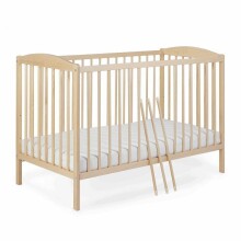 La bebe™ EcoBed Art.363619 Baby ECO Bed 120x60cm + Gift! Danpol Art.4208 Mattress for baby bed made of foam rubber 120x60 cm
