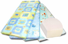 La bebe™ EcoBed Art.363619 Baby ECO Bed 120x60cm + Gift! Danpol Art.4208 Mattress for baby bed made of foam rubber 120x60 cm
