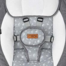 Momi Bouncer LAMI Art.BULE00022 Dark Grey Stilīgs mazuļu šūpuļkrēsls ar mūziku