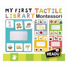 HEADU Montessori Izglītojoša spēle ´´Mana pirmā taktilā bibliotēka´´