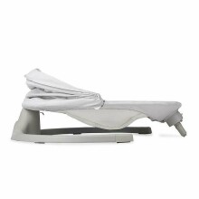 Momi Bouncer LAMI Art.BULE00023 Light Grey Stilīgs mazuļu šūpuļkrēsls ar mūziku
