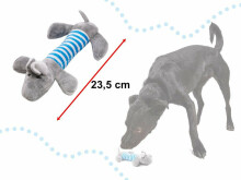Šunų kramtomasis žaislas pliušinis žvilgantis dramblys