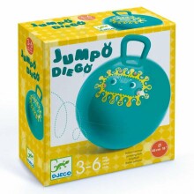 Djeco Diego Jumping Ball Art.DJ00181 Blue Детский прыгающий мяч 45 см