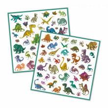 Djeco Stickers Dinozauri Art.DJ08843 Uzlīmes (160 gab.)