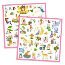Djeco Stickers Fantasy Art.DJ09279 Наклейки (160 шт.)
