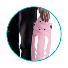Qkids Galaxy Penny Board Art.DESK00007 Pink Детская роликовая доска (Скейтборд)