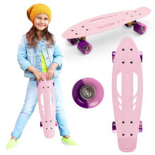 Qkids Galaxy Penny Board Art.DESK00007 Pink Детская роликовая доска (Скейтборд)