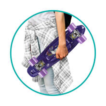 Qkids Galaxy Penny Board Art.DESK00002 Unicorn Детская роликовая доска (Скейтборд)