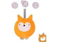 MoMi LULU Fox Art.AKCE00012 Orange Musical plush toy