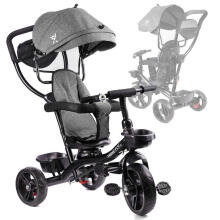 Ikonka Art.KX6200 Trike Fix Lite tricycle grey