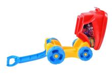 Sand Toys  Art.ZA3117  Smilšukastes piederumi ar ķerru