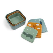 Done by Deer snack box set 3 pcs Deer friends Blue Mix