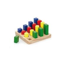 Viga Shapes Blocks Art.51367 Деревянный сортёр