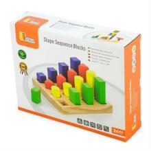 Viga Shapes Blocks Art.51367 Деревянный сортёр