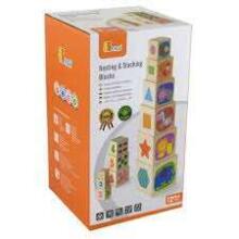 Viga Stacking Cubes Art.50392  Набор кубиков
