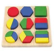 Viga Shape Blocks Art.58573 Деревянный пазл