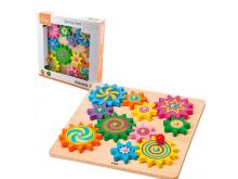 Viga Spinning Gears Art.59854 Wooden Puzzle Gears