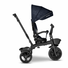 Lionelo Kori Art.150625 Blue Navy Bērnu trīsritenis ar rokturi un jumtiņu