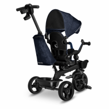 Lionelo Kori Art.150625 Blue Navy Bērnu trīsritenis ar rokturi un jumtiņu