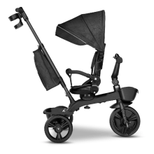 Lionelo Kori Art.150626 Grey Stone Детский трехколесный  велосипед c  ручкой управления и крышей