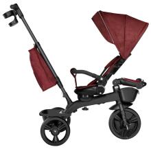 Lionelo Kori Art.150627 Burgundy Bērnu trīsritenis ar rokturi un jumtiņu