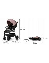 Lionelo Zoey  Art.150630 Pink Rose Baby stroller