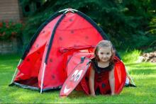 BabyMix Tent Ladybug Art.46224 Bērnu telts ar tuneli