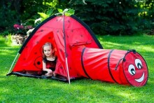 BabyMix Tent Ladybug Art.46224 Bērnu telts ar tuneli