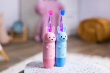 InnoGio Gio Rabbit Sonic Art.GIO-455 Pink  bērnu elektriskā zobu birste