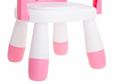 Ikonka Art.KX5845_1 Maitinimo ir žaidimų stalo kėdutė rožinė