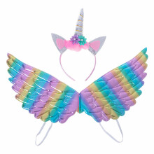 Ikonka Art.KX5076 Unicorn wings costume headband