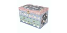 Floss&Rock Zuja Art.43P6389 Musical Jewellery Box with 3 Drawers - Enchanted