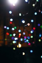 200 LED Ziemassvētku vītnes burbuļi, garums 17m., Daudzkrāsains, 2022G