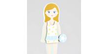 Floss&Rock Zuja Art.36P2683 Wooden Magnetic Dress Up Doll - Elsie