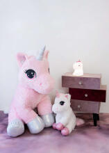 InnoGio GioPlush Unicorn Art.GIO-818 Pink Mīkstā rotaļlieta, 60cm