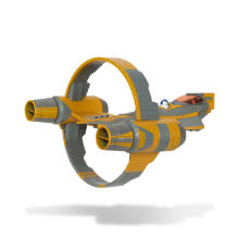STAR WARS Micro Galaxy Medium vehicle with 2 figures W3